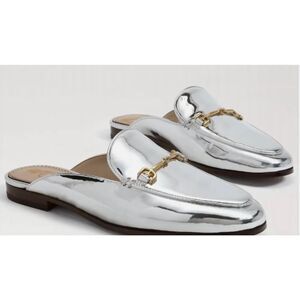 Sam Edelman Silver Mules